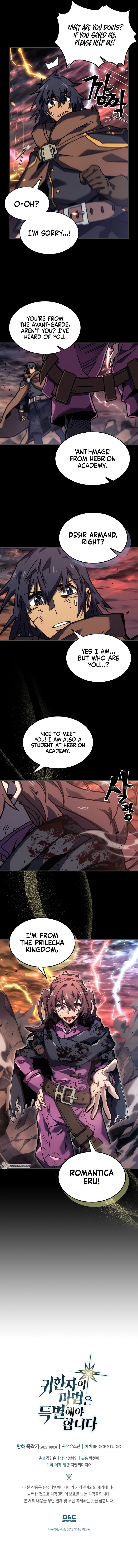 Read A Returner's Magic Should Be Special Manga Online