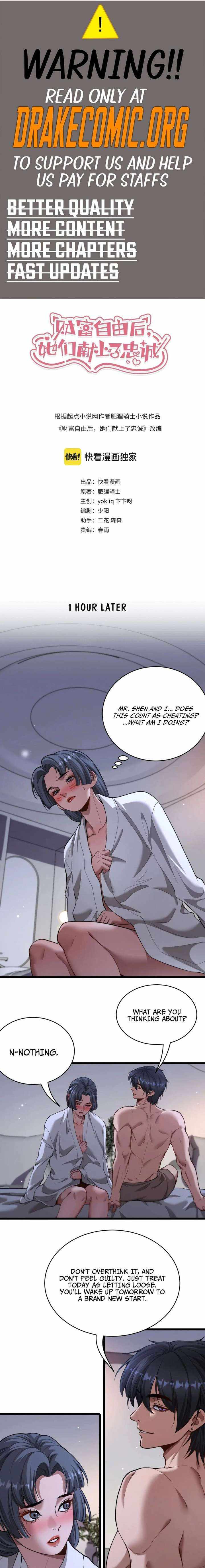 Read After Becoming Financially Free, They Offered Their Loyalty Manga Online