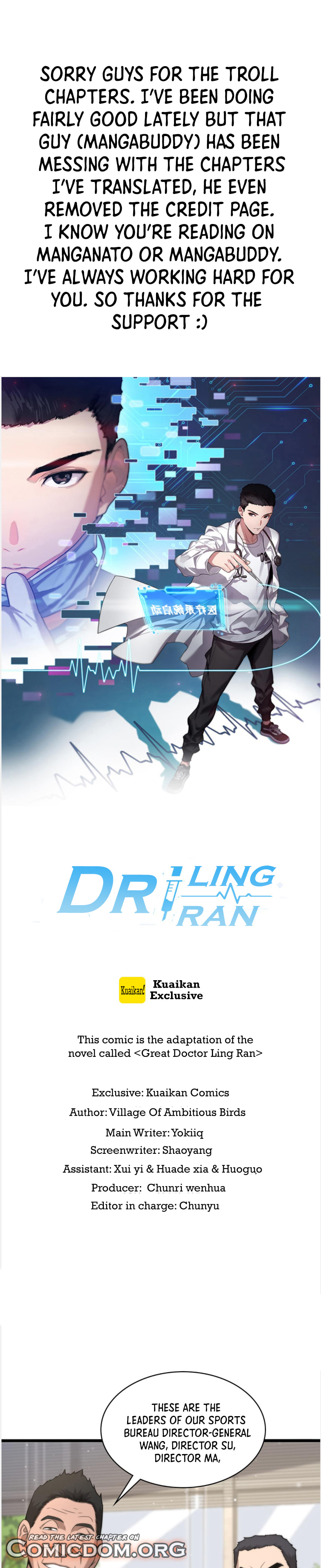 Read Great Doctor Ling Ran Manga Online