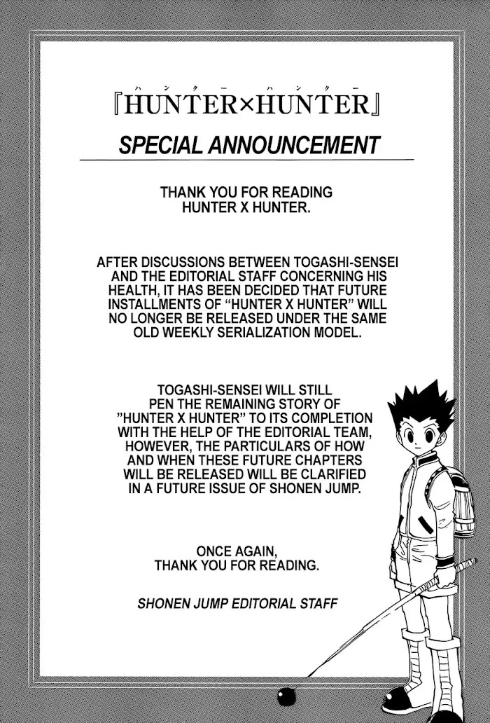 Read Hunter x Hunter Manga Online