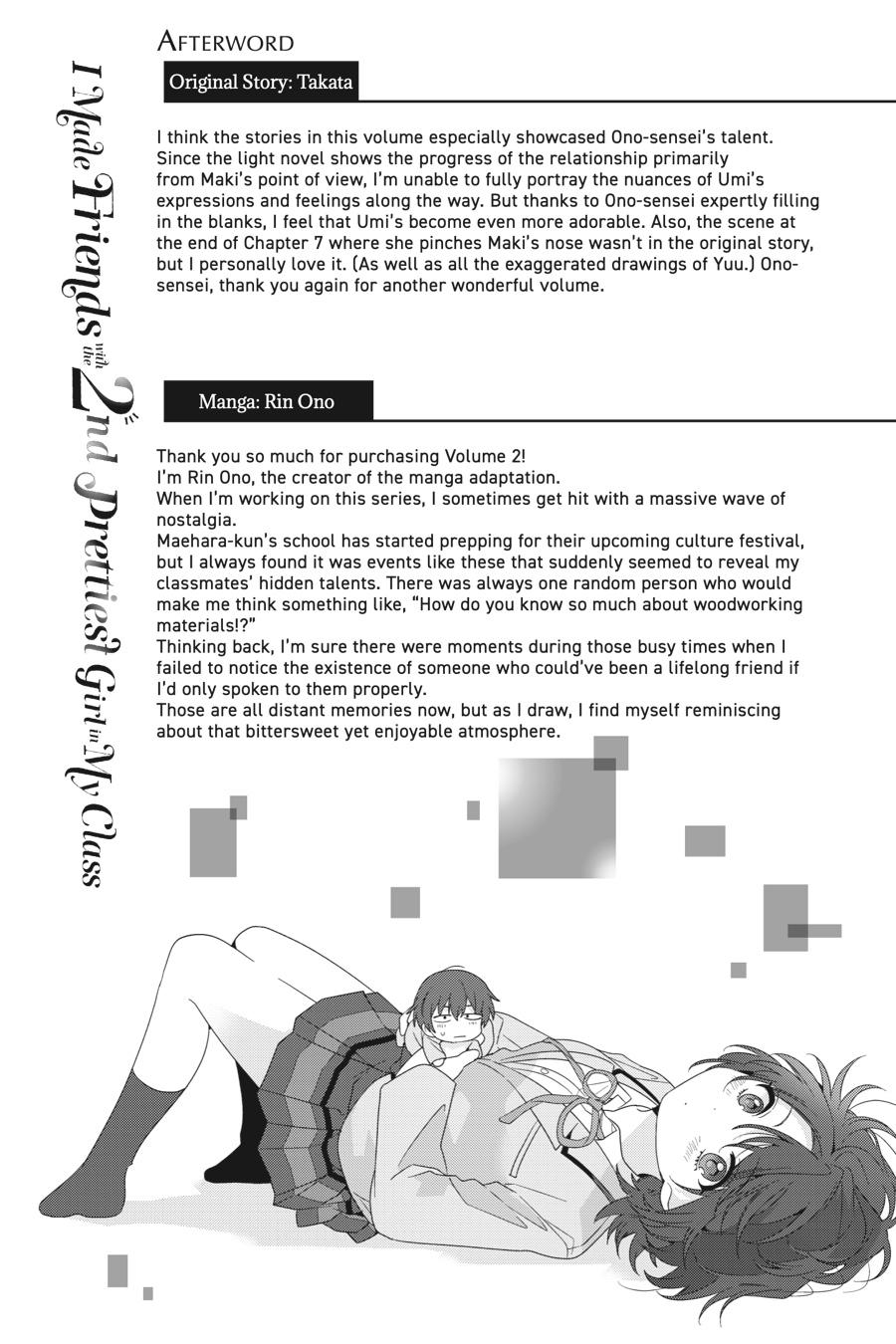 Read I Made Friends with the Second Prettiest Girl in My Class Manga Online