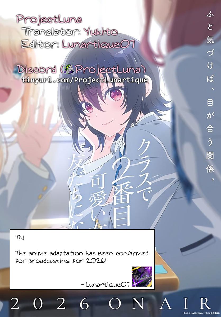 Read I Made Friends with the Second Prettiest Girl in My Class Manga Online