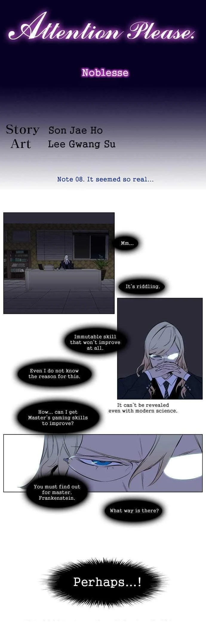 Read Noblesse Manga Online