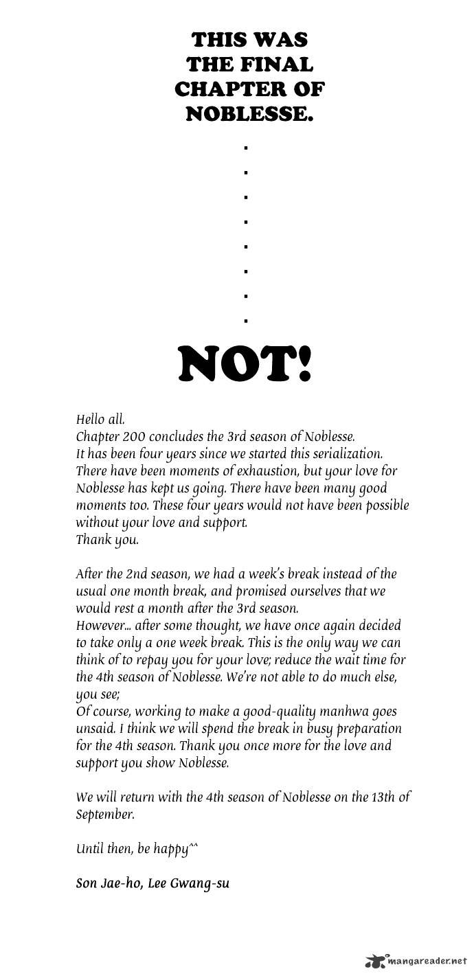 Read Noblesse Manga Online