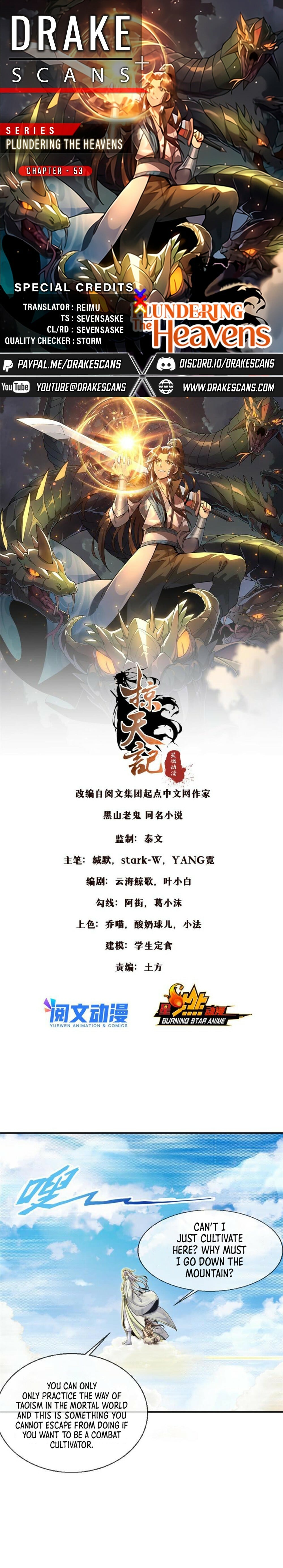 Read Plundering the Heavens Manga Online