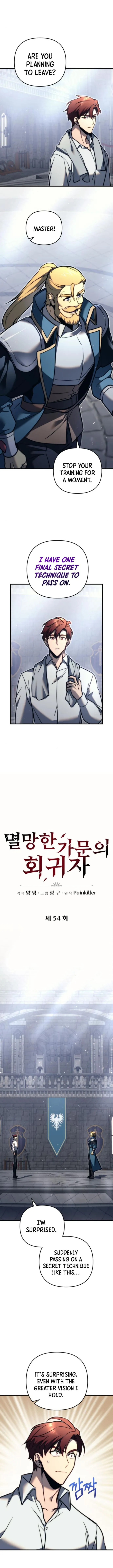 Read Regressor of the Fallen family Manga Online