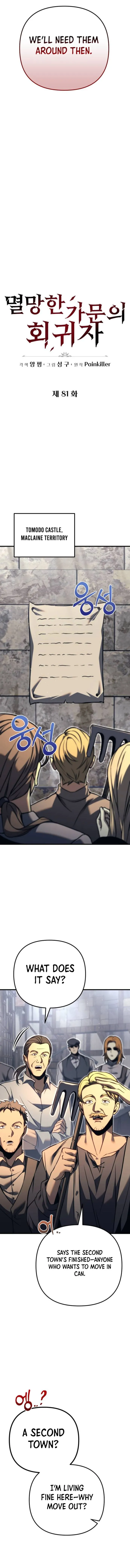 Read Regressor of the Fallen family Manga Online