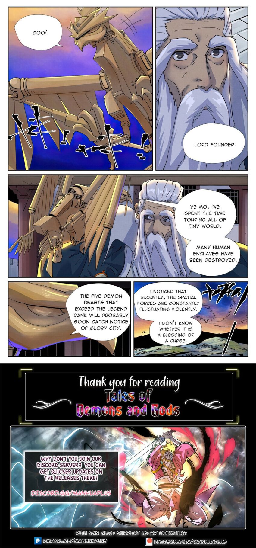 Read Tales of Demons and Gods Manga Online