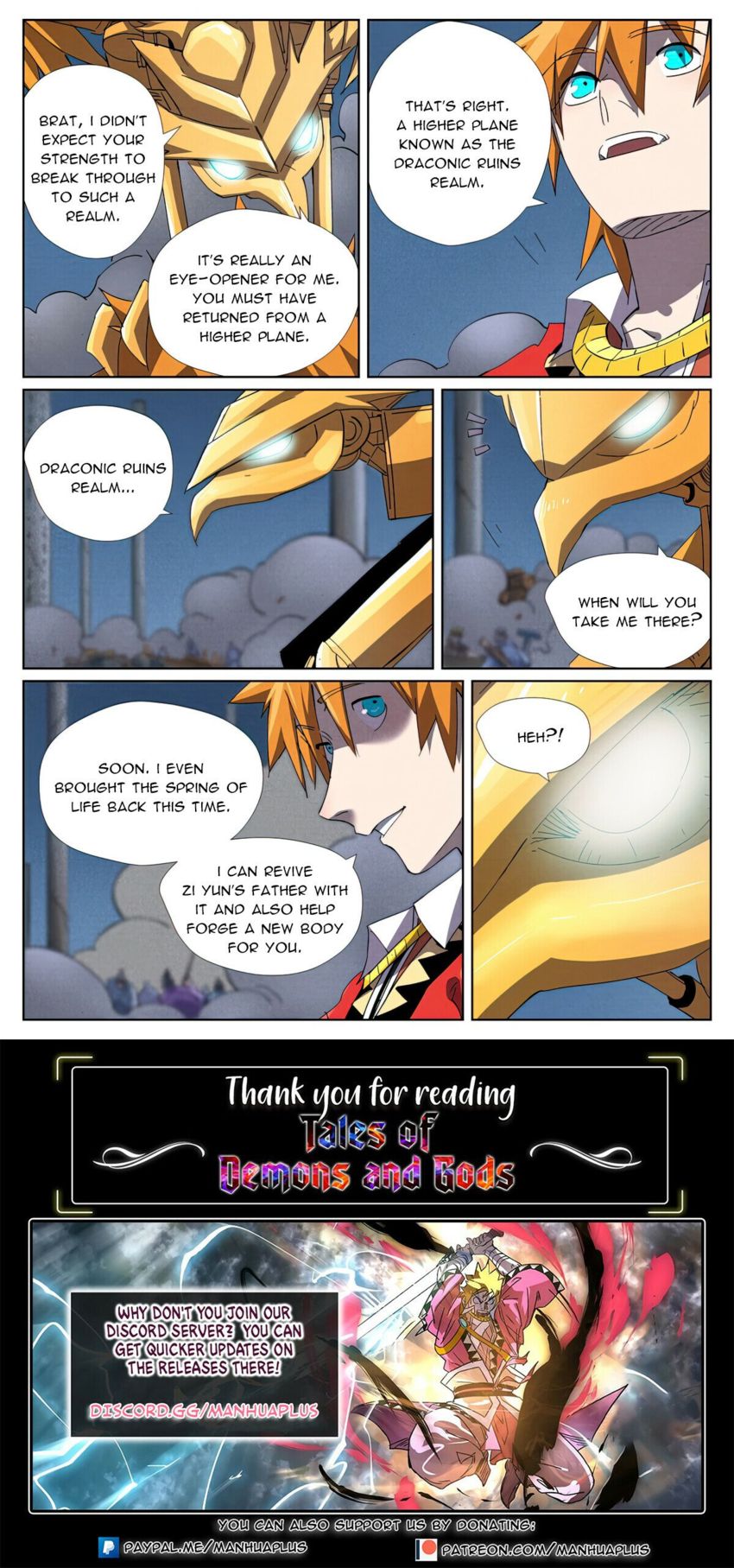 Read Tales of Demons and Gods Manga Online