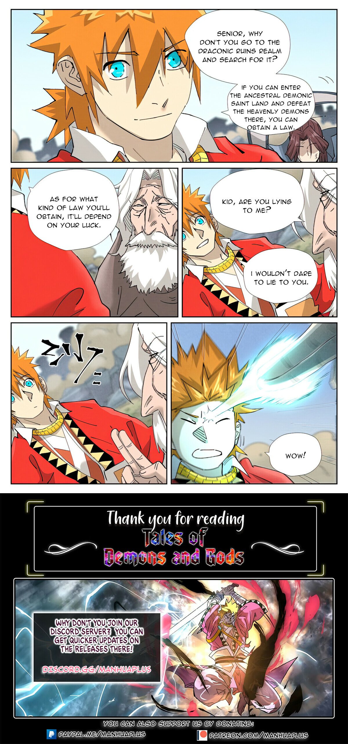 Read Tales of Demons and Gods Manga Online