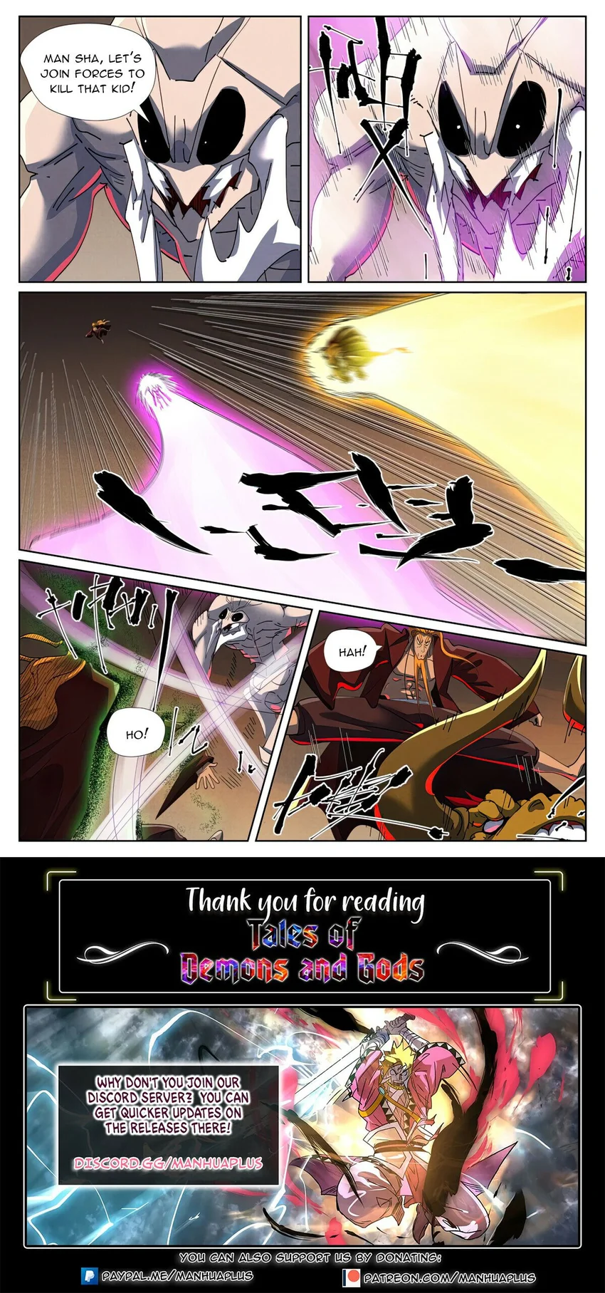 Read Tales of Demons and Gods Manga Online