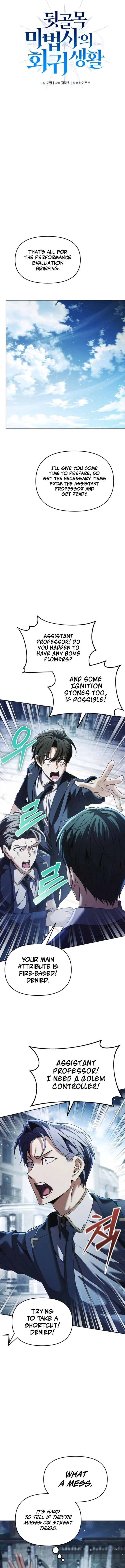 Read The Back-Alley Mage’s Return Manga Online