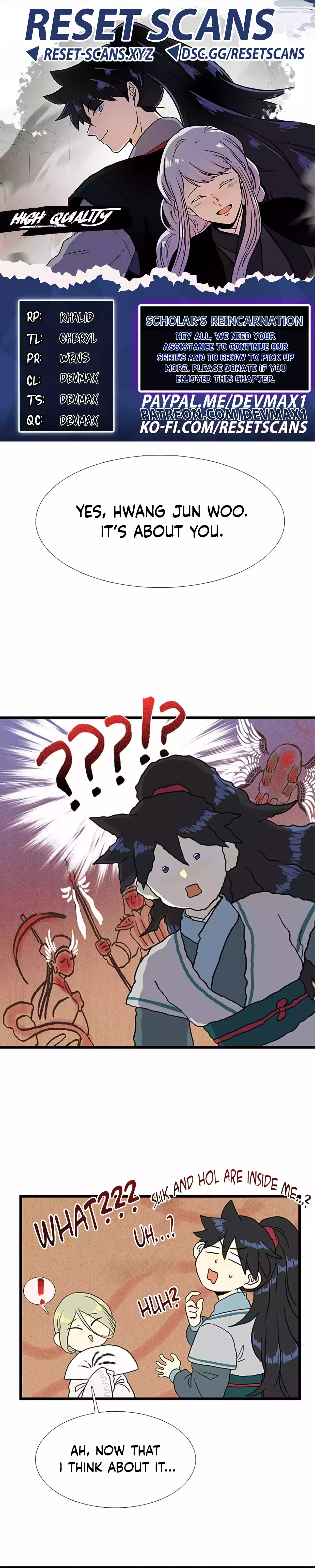 Read The Scholar's Reincarnation Manga Online