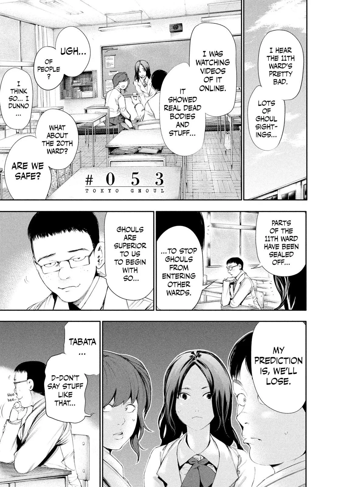 Read Tokyo Ghoul Manga Online