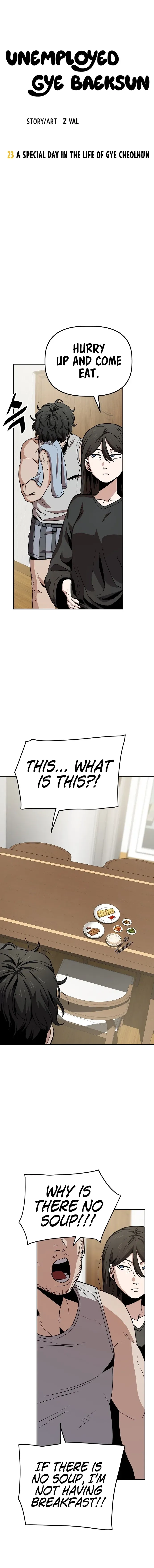 Read Unemployed Gye Baeksun Manga Online