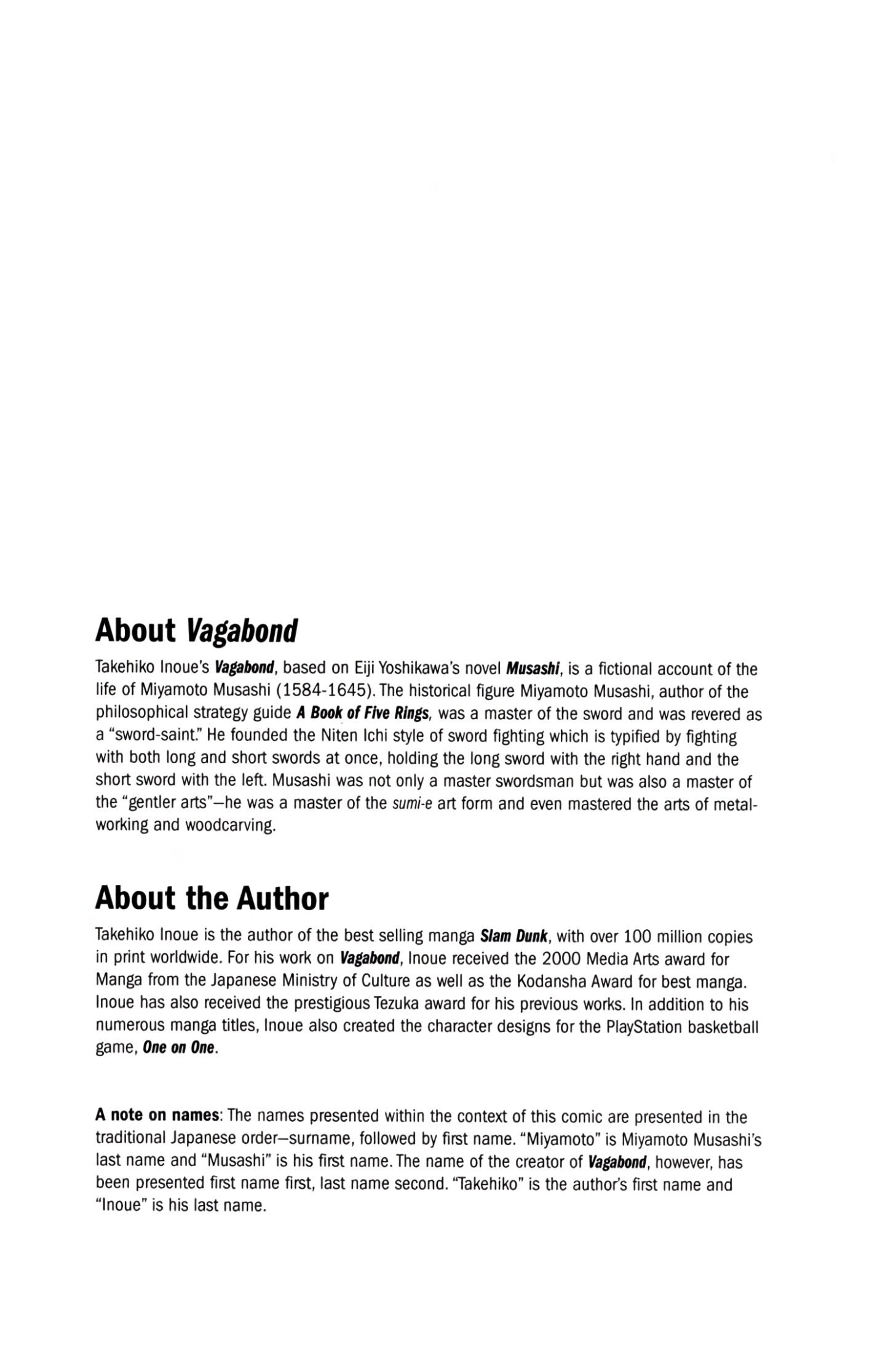 Read Vagabond Manga Online