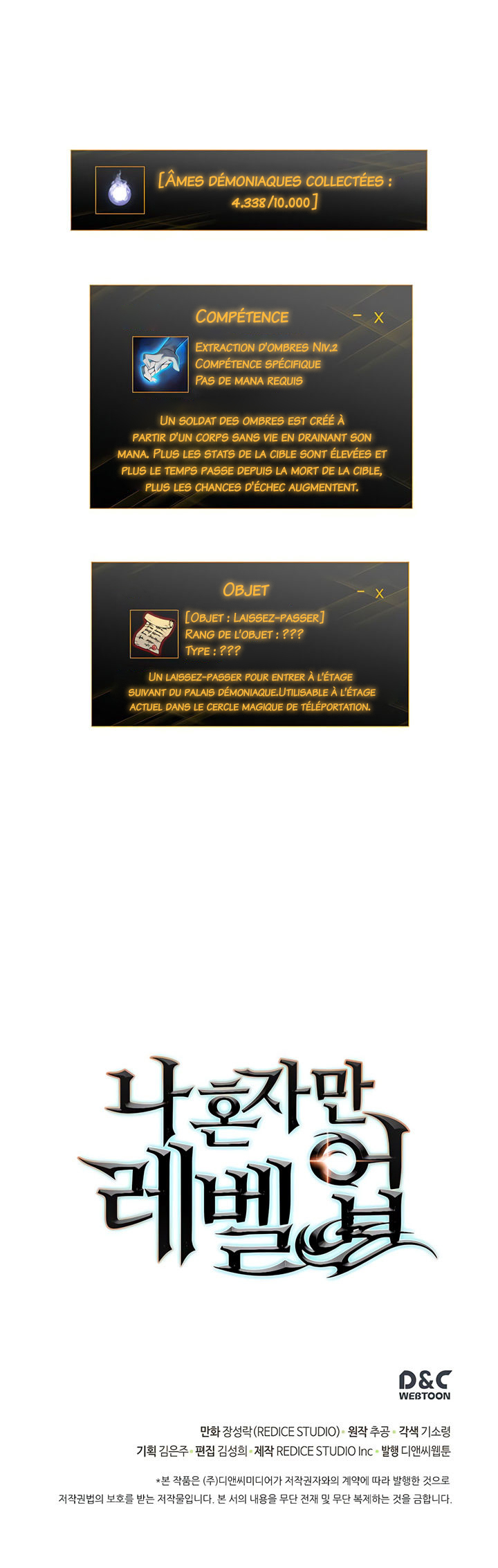 Read Solo Leveling fr Manga Online