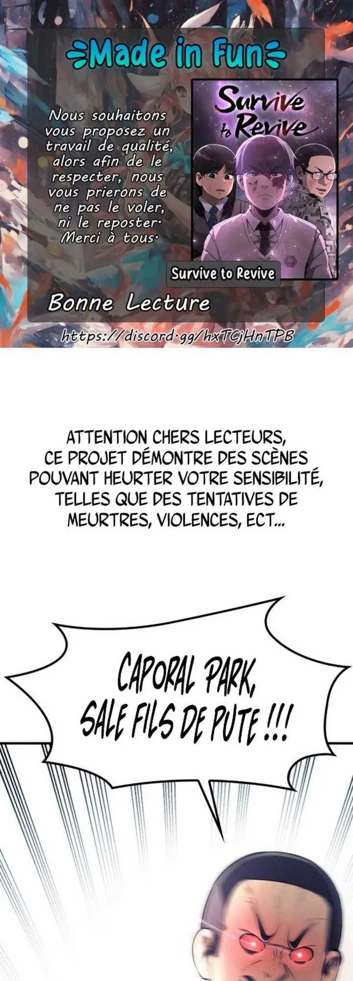 Read Survive to Revive fr Manga Online